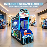 Machine d'arcade à monnayeur Cyclone Spinning Target Ball Throw avec système de rédemption automatique de tickets métalliques pour centre d'amusement et fête foraine