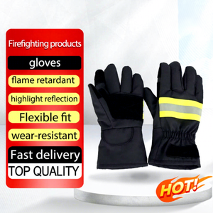 Gants ignifuges AmpsafeX en aramide, isolants thermiques, certifiés 3C, longueur opera, sans silicone, sans poudre, pour la protection incendie - Product Image 1