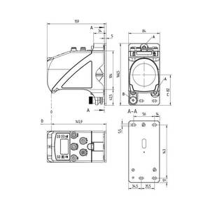 เซ็นเซอร์วัดระยะทางแบบออปติคอล Leuze Ams 338i 120 ระดับ IP65 สำหรับใช้งานในอุตสาหกรรม - Product Image 4