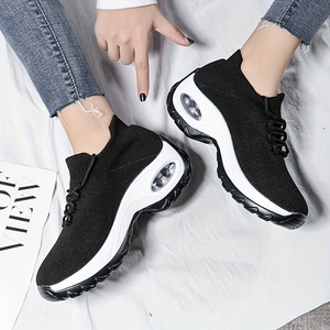 Femmes respirant coussin d'air course baskets volant tissage marche Style chaussures de sport tissu supérieur livraison directe <span class=keywords><strong>pas</strong></span> <span class=keywords><strong>cher</strong></span> prix - Product Image 3
