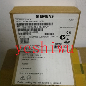 แผงควบคุม Siemens Micromaster 4 Basic รุ่น 6SE6400-0BP00-0AA1 สำหรับระบบอัตโนมัติในอุตสาหกรรม HMI - Product Image 3