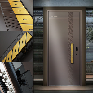 Fabricant Fournisseur Chine Conception bon marché <span class=keywords><strong>Porte</strong></span> de sécurité <span class=keywords><strong>Porte</strong></span> <span class=keywords><strong>d</strong></span>'<span class=keywords><strong>entrée</strong></span> en aluminium <span class=keywords><strong>Porte</strong></span> de sécurité <span class=keywords><strong>d</strong></span>'<span class=keywords><strong>entrée</strong></span> - Product Image 2