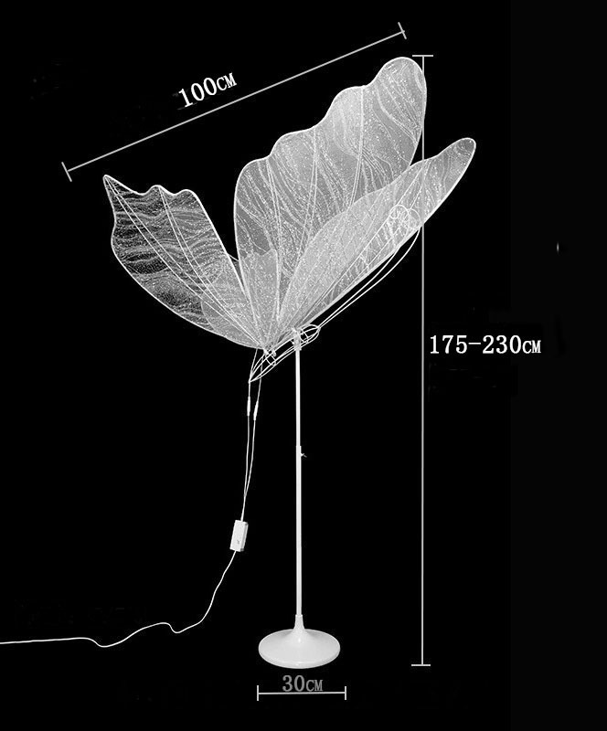 Silver yarn with white light - 100cm