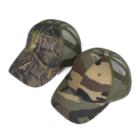 Gorra Trucker de 6 Paneles con Logotipo Personalizado, Diseño Propio, Gorra de Malla con Camuflaje