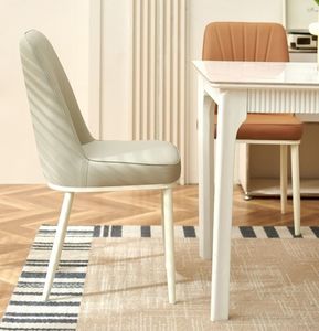 Silla Reclinable Individual de Cuero Moderna, Silla de Descanso para <span class=keywords><strong>el</strong></span> Tiempo Libre, Silla Reclinable Manual para Hotel, Cafetería y Salón - Product Image 2