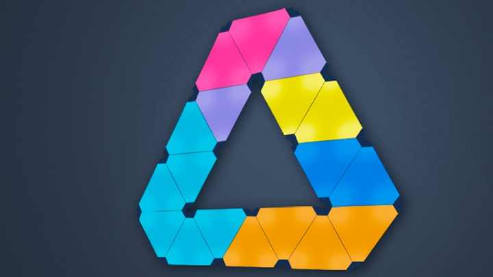 Banqcn Triangle Lights Panels Smart LED Light Panel Smart Control Game ...