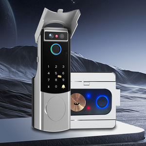 Serrure <span class=keywords><strong>de</strong></span> porte antivol Bullhead - Verrouillage à 5 essais échoués, empreinte digitale, mot <span class=keywords><strong>de</strong></span> passe, carte, clé (90 secondes) - Product Image 1