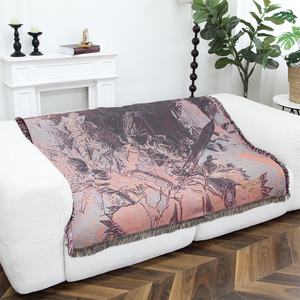 Tapiz de Anime, Manta Tejida Jacquard, Ecológica, Impermeable, Estilo Japonés, Diseño Personalizado, Decoración para el Hogar para las Cuatro Estaciones, MOQ Bajo - Product Image 4