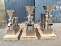 Cashewboter maakmachine met schaarproces voor grote cashewnoten, pinda's, sesamzaadjes en andere noten.