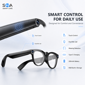 Lunettes Intelligentes IA Neuves avec Caméra 8MP, Enregistrement Mains Libres, Assistant Vocal, Traduction et Stockage 8 Go – Fournisseur OEM/ODM - Product Image 4
