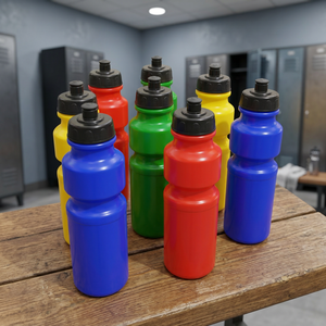 Botella de Agua Deportiva Clásica de Plástico Portátil con Logotipo, de Alta Demanda, 250 ml, Ligera y Cómoda para Gimnasio y Actividades al Aire Libre - Product Image 3