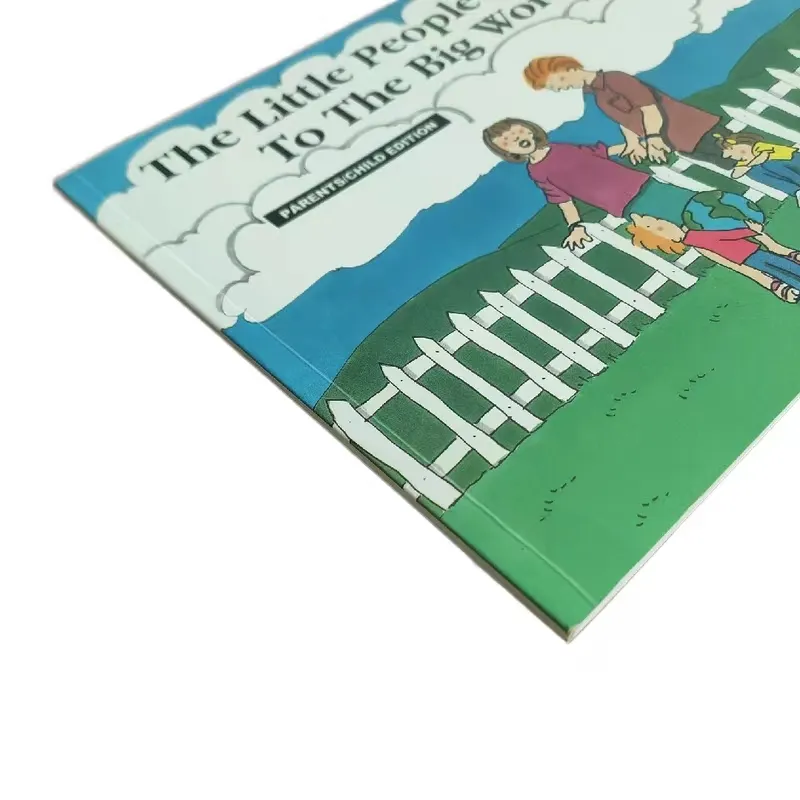 Kids' English Story Book High Quality Printing Services The Little People's Guide To The Big World Softcover Book Printing