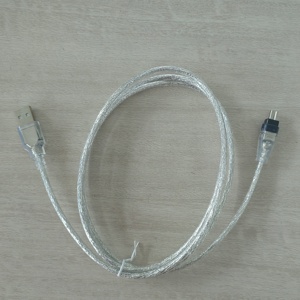 Nouveauté : Câble USB 2.0 transparent de 1,5 m, mâle vers Firewire IEEE 1394 4 broches <span class=keywords><strong>ILink</strong></span> DV, avec conducteur en cuivre pur pour appareils photo - Product Image 5