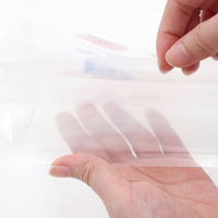 Sceau transparent à huit côtés debout pochettes à fond plat large bouche PET PE sacs d'emballage dates rouges noix noix emballage cadeau