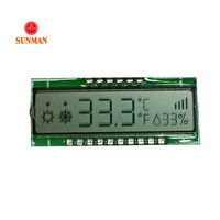 شاشة عرض LCD رقمية سوداء لعداد السرعة للسيارات والدراجات النارية من مصنع صيني