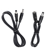 Câble d'extension de connecteur DC5521 DC5525 DC4017 DC35135, câble d'alimentation DC mâle-mâle et mâle-femelle, pour CCTV LED