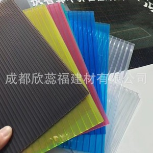 XINRUIFU Pc Hollow Polycarbonate Sheet 4mm 20mm Custom Size Transparent Honeycomb For Greenhouse Sunroom Parking Garage - Product Image 5