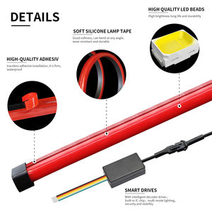 Lampu Sein Belakang Mobil <span class=keywords><strong>DC12V</strong></span> Grosir Pabrik, Lampu Rem LED Merah Sequential Flowing, Lampu Rem Ketiga - Product Image 3