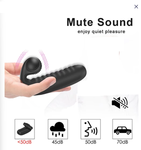 Ensemble de 10 gants vibrants en silicone pour stimulation des doigts pour adultes - Product Image 5