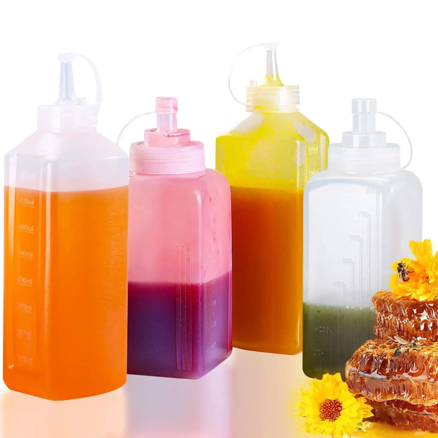 Botol Remas saus botol pencet minyak madu sirup plastik kapasitas besar