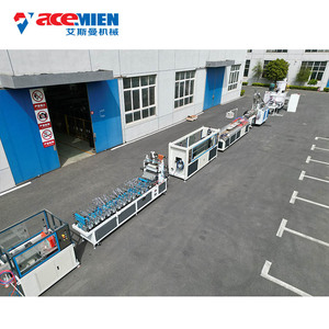 Acemien làm PVC hồ sơ sản xuất dây chuyền sản xuất/PVC Trần Tường Bảng điều chỉnh máy với Trung Quốc Nhà Máy Giá - Product Image 2