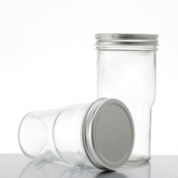 500Ml Boisson Froide Bambou Paille Tasse Avec Couvercle Boisson Coke Mason Verre