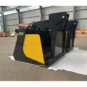 Godet <span class=keywords><strong>grappin</strong></span> XZFE pour chargeuse compacte, 72 pouces, robuste, pour la manipulation de bois, de broussailles et de <span class=keywords><strong>ferraille</strong></span>, idéal pour la ferme, la cour et la construction - Product Image 3