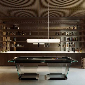 <span class=keywords><strong>Table</strong></span> de <span class=keywords><strong>billard</strong></span> en bois au design moderne la plus populaire, personnalisable pour l'extérieur, 3 en 1, avec pieds en acier et bancs de tennis pour la famille - Product Image 4