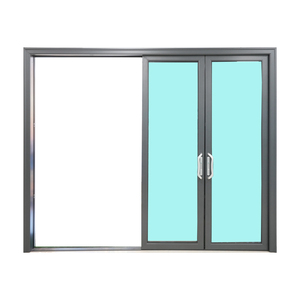 Sistema di porte in vetro con porta scorrevole automatica a 4 pannelli per negozio commerciale - Product Image 4