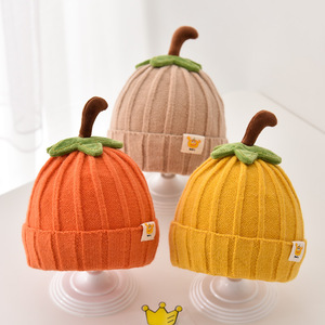 Gorros de Moda para Bebés, Gorros Cálidos para Bebés en Otoño e Invierno, Lindos Gorros Tejidos para Niños y Niñas en Invierno - Product Image 1