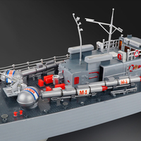 Bateau torpédale pour enfants, modèle CY2877B RC 2.4G 1:115