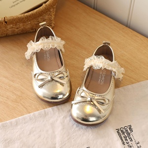 Zapatos de Princesa Lolita con Encaje Dulce, Tipo Mary Jane, para Niñas, Suela Suave y Cómodos para Caminar en Otoño - Product Image 4