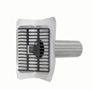 Sortie de drainage PENNFALL-S 90-125 mm - Protection anti-feuilles et drain de soudure étanche sans joint pour mur latéral commercial - Product Image 4