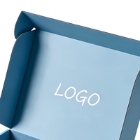 Boîte d'expédition personnalisée bleue pour vêtements, avec votre logo, pour chaussures et vêtements – Offre spéciale