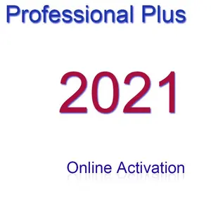Original 2021 Professional Plus Key Code 100% Online Activation 2021 Pro Plus License On Ali Chat