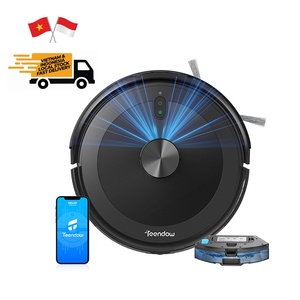 Robot aspirateur et serpillière D10S 4500pa avec navigation laser, nettoyage automatique et lavage à l'eau, télécommande incluse - Product Image 1