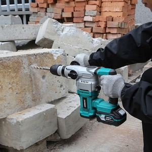 LIANGYE Martello Perforatore Rotativo SDS Plus a Batteria 20V Brushless, 4J, Impatto Pesante, 26mm, per Foratura Calcestruzzo e Demolizione Professionale - Product Image 4