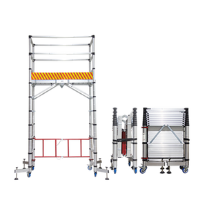 ทาวเวอร์นั่งร้านแบบยืดหดได้,หอก่อสร้างนั่งร้านมือถือทำจากอลูมิเนียมใบรับรอง CE - Product Image 6