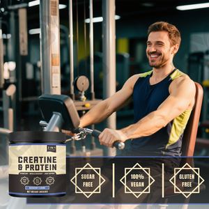 JBY Formulazioni Personalizzate di Integratori Nutrizionali per Adulti, <span class=keywords><strong>Polvere</strong></span> Proteica con Creatina per Aumento di Peso - Product Image 4