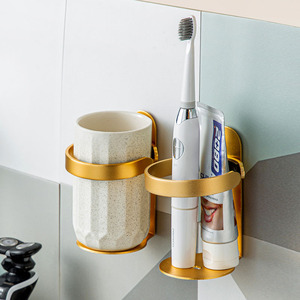 Pas de perçage en aluminium distributeur de <span class=keywords><strong>savon</strong></span> support <span class=keywords><strong>mural</strong></span> <span class=keywords><strong>porte</strong></span>-shampooing distributeur mur pour <span class=keywords><strong>savon</strong></span> - Product Image 4