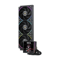 Refroidisseur d'eau pour processeur ICE APEX VISION 360 BK, boîtier d'ordinateur de jeu, roulement à billes ARGB, Intel LGA115X/1200/1700/1851 pour AM4/AM5, silencieux
