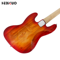 Guitare Basse Électrique 4 Cordes Professionnelle KB-02, Vente en Gros Usine OEM, Instruments de Musique à Cordes