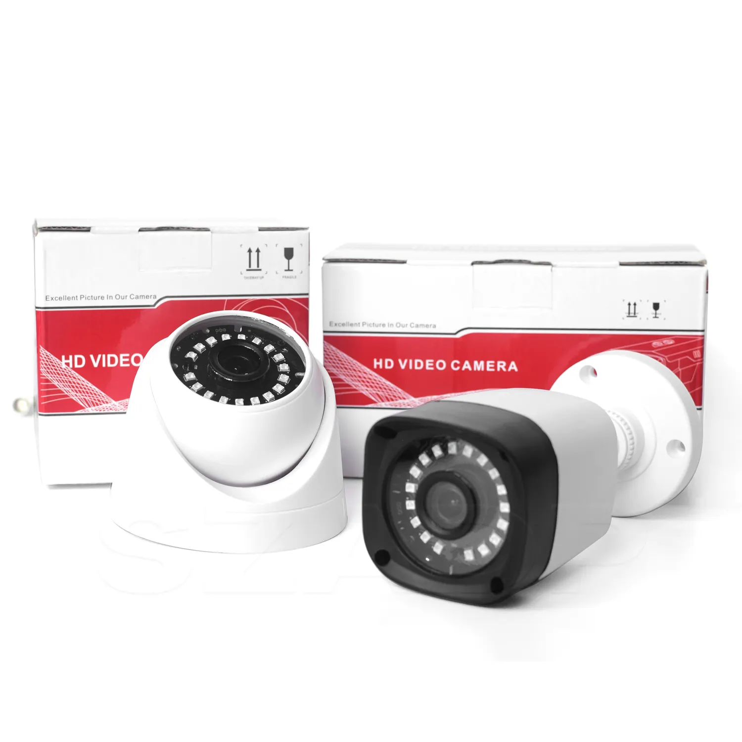 CCTV 1080P 2MP Cámara tipo bala Cámara de vigilancia interior/exterior Cámara de video AHD 2MP 5MP 8MP Seguridad analógica