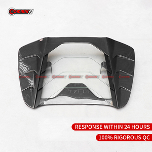 Latest New Model Upgrade to MSY Style Dry Carbon Fiber Rear <b>Engine</b> Cover <b>Hood</b> for Ferrari 488 GTB - Product Image 6
