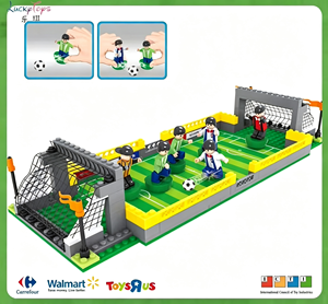Juego de Fútbol Deportivo de Juguete con Figuras de Acción, Bloques de Construcción Educativos, Bloques Compatibles, 213 Piezas - Product Image 3