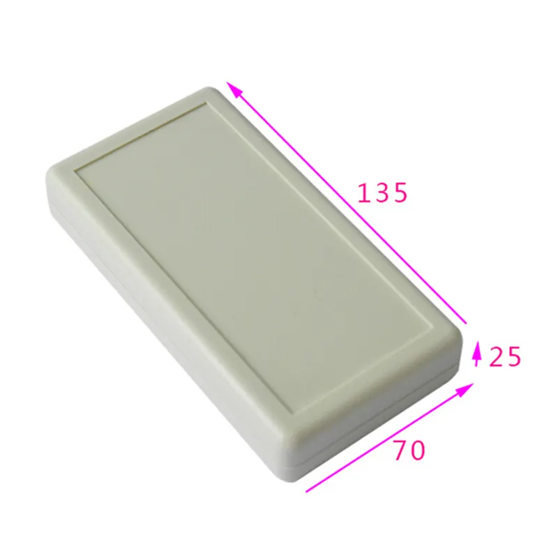 2 x AA סוללה מכירה לוהטת אלקטרוני מארז פלסטיק 135*70*25mm