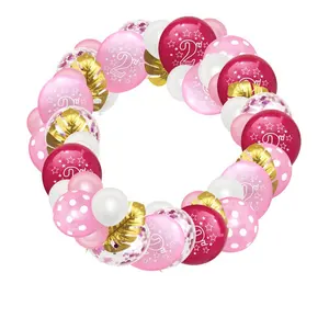 Set di ghirlande ad arco di palloncini di <span class=keywords><strong>compleanno</strong></span> 1th Set di catene di palloncini di seconda corona per Baby Shower - Product Image 1