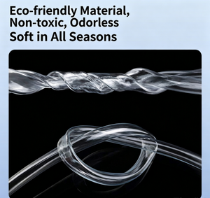 Tuyau flexible en PVC transparent, tube en vinyle transparent, anti-UV, anti-vieillissement, tuyau d'eau en plastique pour aquarium, jardin, irrigation, industrie - Product Image 3