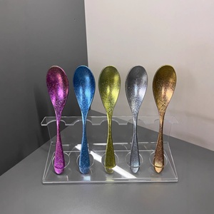 SHOUYUAN OEM/ODM Cuchara de Sopa/Comedor/Mostrador Multiusos de Aleación de Titanio de Alta Gama, Antibacteriana, Moderna y Minimalista con Mango Corto - Product Image 1