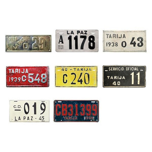 Placa de Matrícula Personalizada de Sublimación Directa de Fábrica, Placa de Matrícula con Número de Señalización de <span class=keywords><strong>Bolivia</strong></span> - Product Image 2